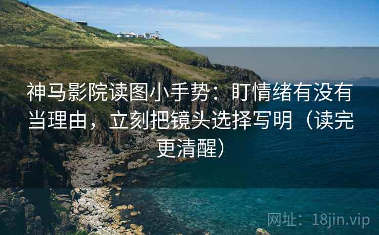 神马影院读图小手势：盯情绪有没有当理由，立刻把镜头选择写明（读完更清醒）